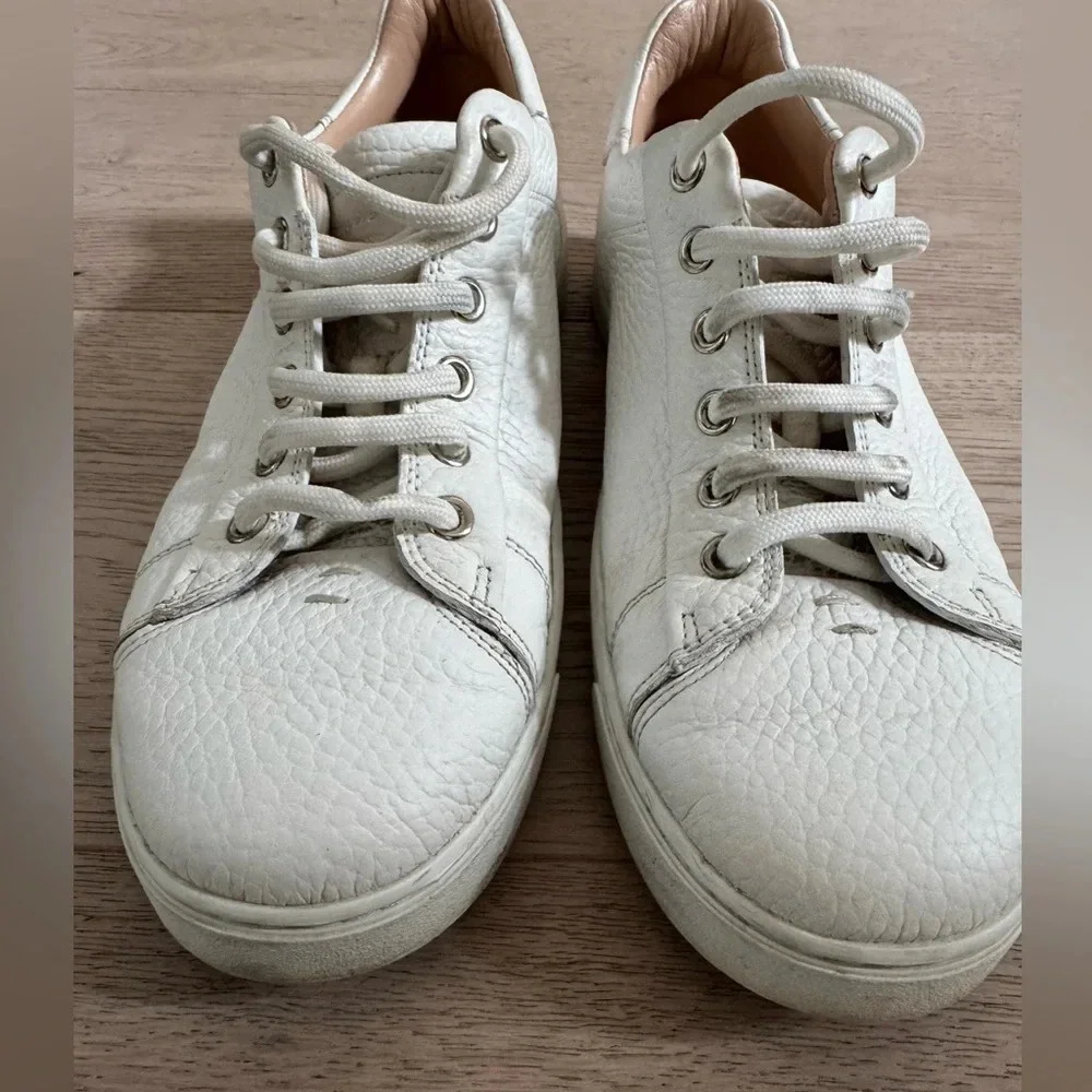 Gianvito Rossi Leather low-top lace up sneakers size 39.5 (woman’s 8.5)